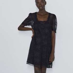 ZARA/Tule Dress with lace